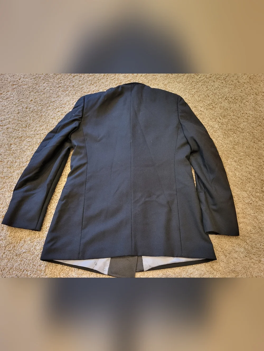 Christian Dior Men's Black Tuxedo Jacket Satin Lapel Made in USA Size 44L - Picture 11 of 11